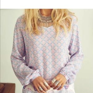 House of Skye Island Muse Blouse Top S/M NWT